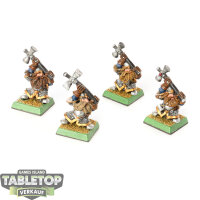 Dwarfen Mountain Holds - 4x Hammerers klassisch - bemalt