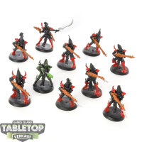 Drukhari - 10x Kabalite Warriors - teilweise bemalt