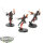 Aeldari - 3x Harlequin Troupe klassisch - teilweise bemalt