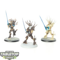 Sylvaneth - 3 Kurnoth Hunters - teilweise bemalt