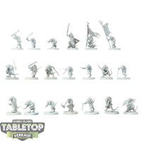 Skaven - 20 Clanrats - teilweise bemalt