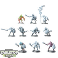 Seraphon - 10 Saurus Warriors - teilweise bemalt