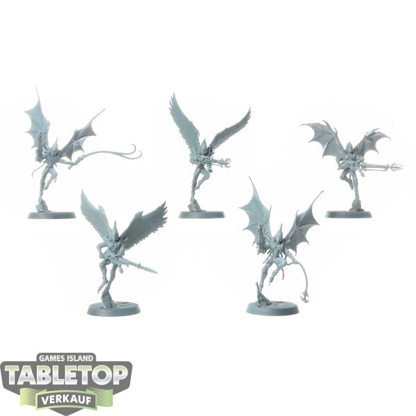 Drukhari - 5 Scourges - teilweise bemalt