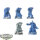 Space Marines - 5 Sternguard Veteran Squad - teilweise bemalt