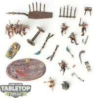 Soulblight Gravelords - Corpse Cart - teilweise gebaut