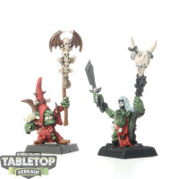 Orc & Goblin Tribes - 2x Goblin Shamans klassisch -...