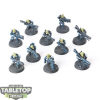 Tau Empire - 10x Pathfinder Team - bemalt