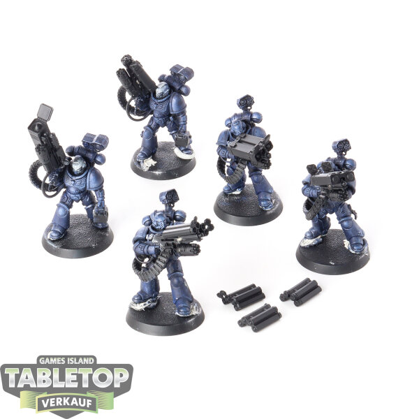 Space Marines - 5x Desolation Squad - teilweise bemalt