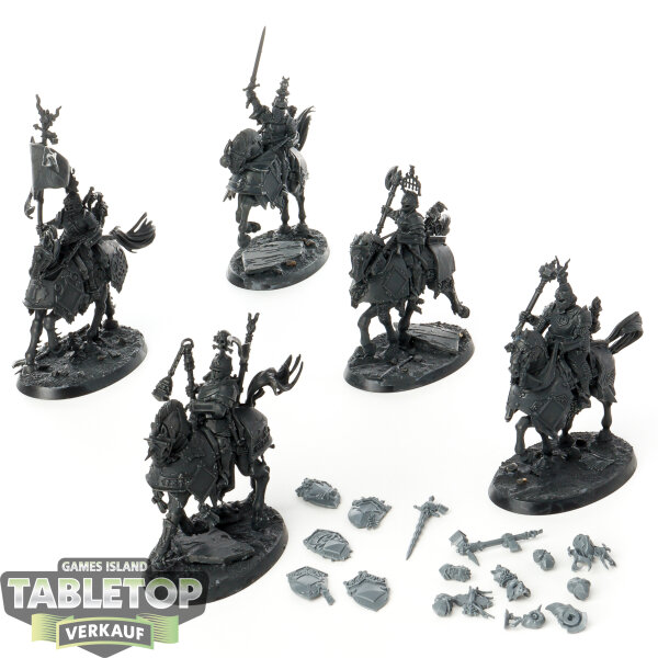Cities of Sigmar - 5x Freeguild Cavaliers - grundiert