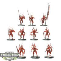 Blades of Khorne - 10x Bloodletters - teilweise bemalt