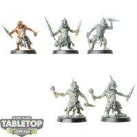 Orruk Warclans - 5x Hobgrot Slittaz - teilweise bemalt