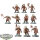 Blades of Khorne - 10x Blood Warriors - teilweise bemalt