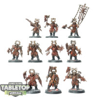 Blades of Khorne - 10x Blood Warriors - teilweise bemalt
