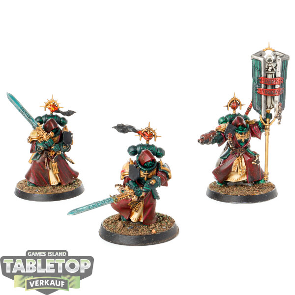 Dark Angels - 3x Inner Circle Companions - bemalt