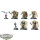 Dark Angels - 5x Deathwing Knights - bemalt