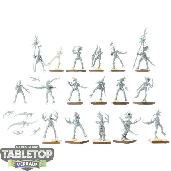Hedonites of Slaanesh - 15x Daemonettes of Slaanesh - unbemalt
