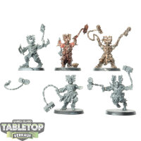 Blades of Khorne - 5x Wrathmongers - teilweise bemalt