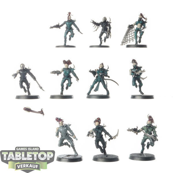Necrons - 10x Wyches - teilweise bemalt