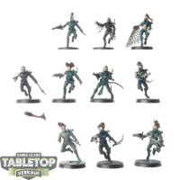 Necrons - 10x Wyches - teilweise bemalt