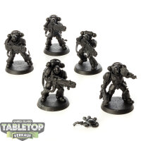 Raven Guard - 5 x Hellblaster Squad - grundiert