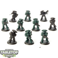 Dark Angels - 10 x Intercessor Squad - teilweise bemalt