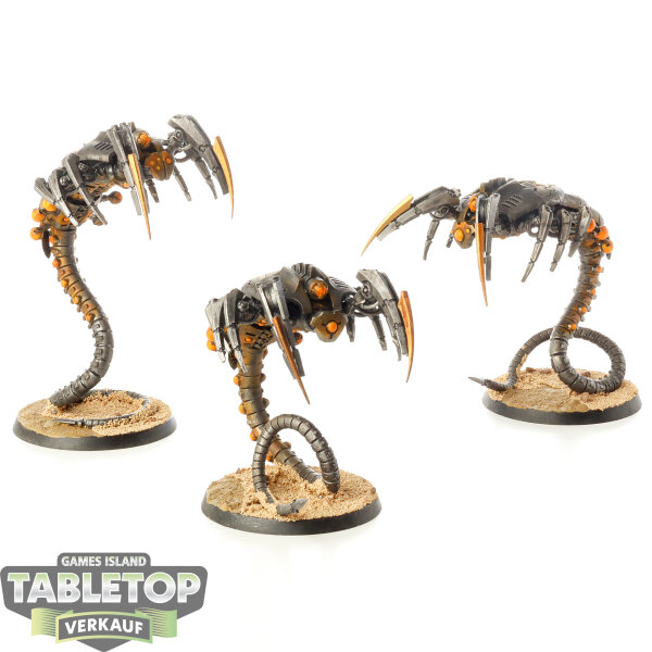 Necrons - 3 x Canoptek Wraiths - bemalt