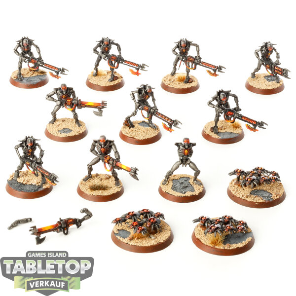Necrons - 10 x Necron Warriors - bemalt
