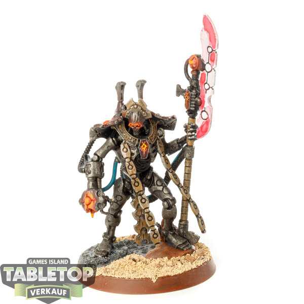 Necrons - Overlord with Tachyon Arrow - bemalt