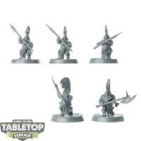 Fyreslayers - 5x Hearthguard Berzerkers - unbemalt