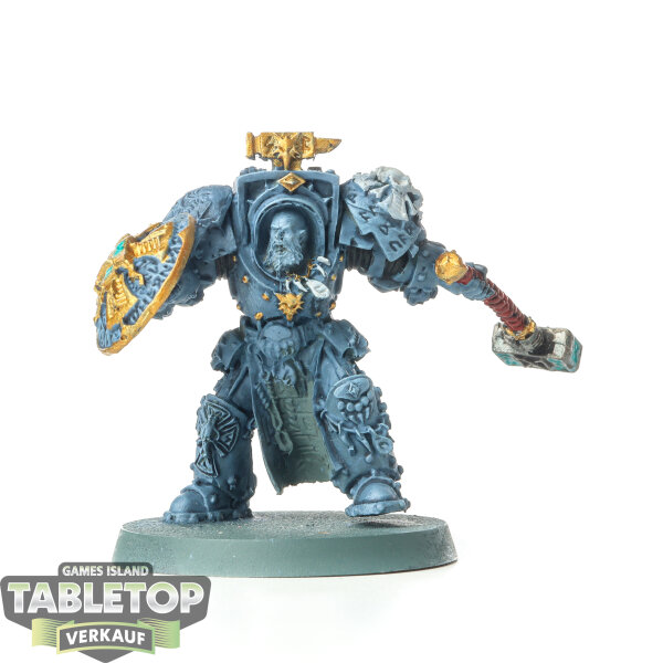 Space Wolves - Arjac Rockfist klassisch - teilweise bemalt