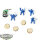 Space Marines - 5x Scouts klassisch - teilweise bemalt
