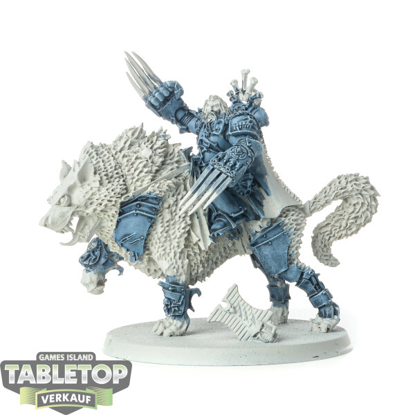 Space Wolves - Canis Wolfborn - teilweise bemalt