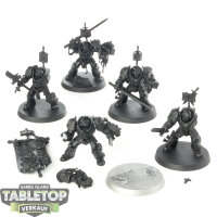 Grey Knights - 5x Grey Knights Paladins - grundiert