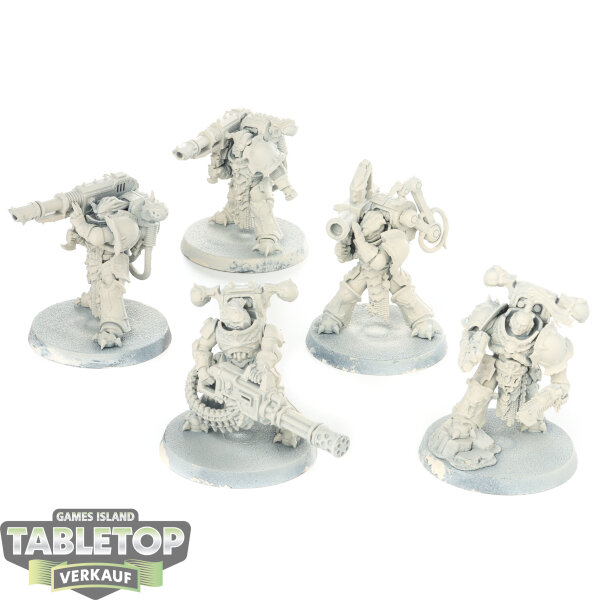 Chaos Space Marines - 5x Havocs - grundiert