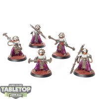 Adeptus Mechanicus - 5 Fulgurite Electro-Priests - bemalt