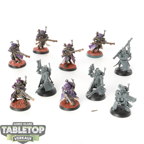 Adeptus Mechanicus - 10 Skitarii Rangers - teilweise bemalt