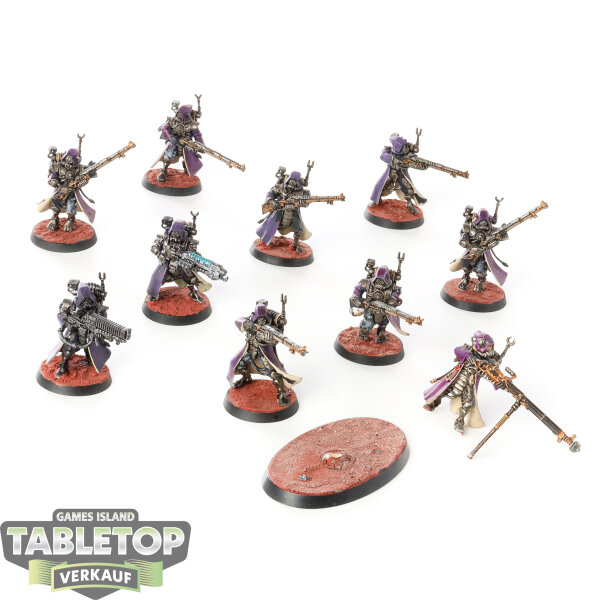 Adeptus Mechanicus - 10 Skitarii Rangers - bemalt