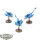 Disciples of Tzeentch - 3 Screamers - bemalt