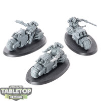 Space Marines - 3x Outriders - unbemalt
