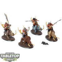 Ogor Mawtribes - 4x Mournfang Pack - bemalt