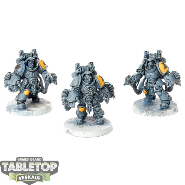 Space Marines - 3x Aggressor Squad - teilweise bemalt