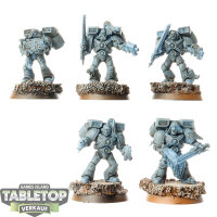 Space Marines - 5x Assault Intercessors with Jump Packs -...