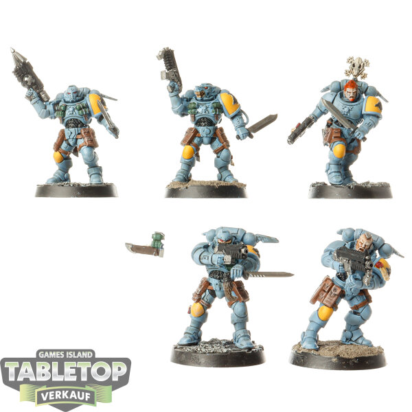 Space Wolves - 5x Reiver Squad - teilweise bemalt