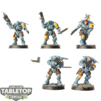 Space Wolves - 5x Reiver Squad - teilweise bemalt