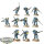 Space Marines - 10x Assault Intercessor Squad - teilweise bemalt