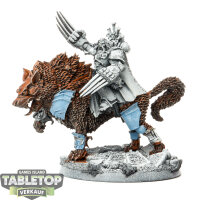 Space Wolves - Canis Wolfborn - teilweise bemalt