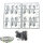 HdR Figuren - Gut - 24x Warriors of Minas Tirith - im Gussrahmen