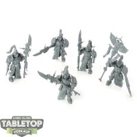 Adeptus Custodes - 5x Custodian Wardens - unbemalt