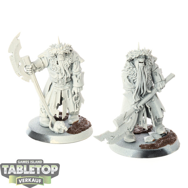 Soulblight Gravelords - 2 Kosargi Nightguard - grundiert