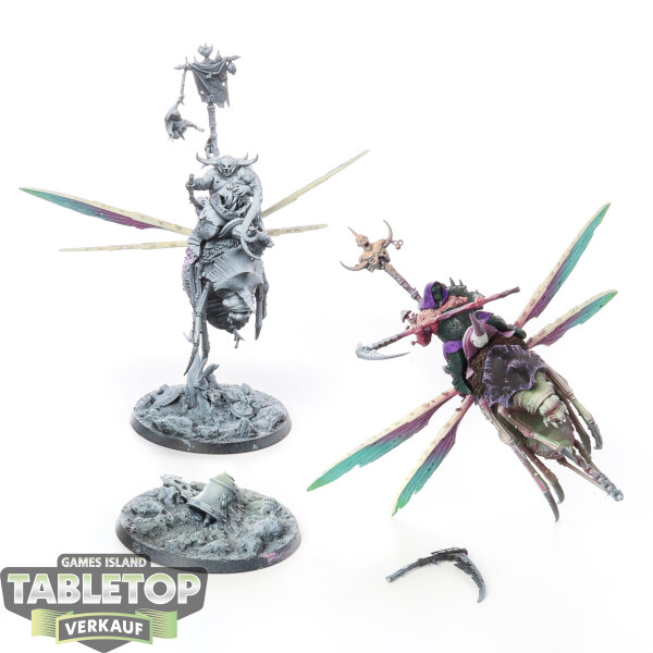 Maggotkin of Nurgle - 2 Lord of Afflictions - teilweise bemalt